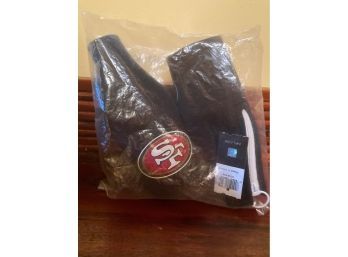 Pair Of NFL Football San Francisco 49rs Bottle Suit Holder (Brand New)