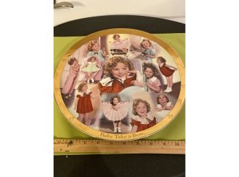 Danbury Mint Shirley Temple Collectors Plate - Large Plate
