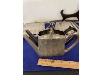Silverplate Teapot Decor