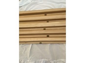 Five Floating Shelves - Natural Wood, Will Need Painting, No Hardware - 3ft