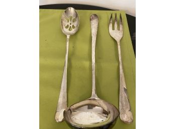 Three Great Vintage Silverplate Serving Items