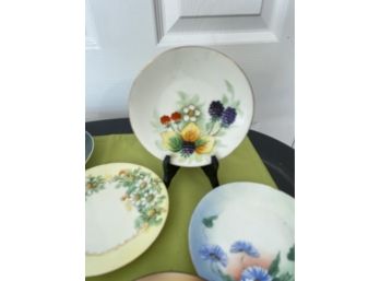 Lovely Set Of Hand Painted Noritake Plates