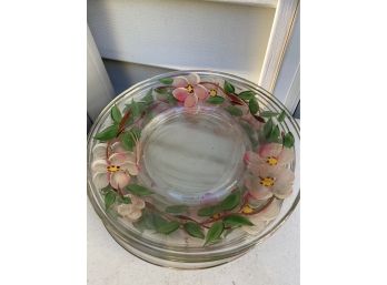 Glass Plate Set To Go With Your Desert Rose