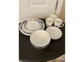 Corelle With Sailboats And Bowls