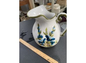 Stunning Ann Fenton Pottery Pitcher - Signed - Italy