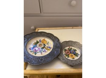 Vintage Plates In Silverplate - Need New Life