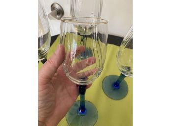 Wine Glasses With One Odd Man Out