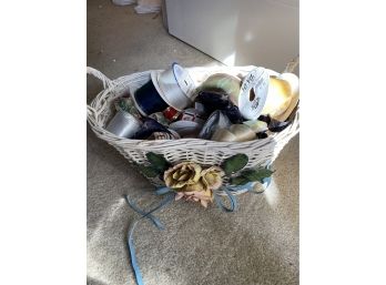 Basket Of Ribbons