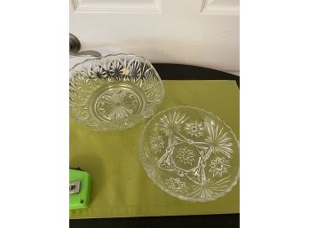 Two Pretty Glass Bowls For Your Table
