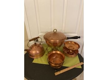 Vintage Copper Kitchen Items - Great Decor!