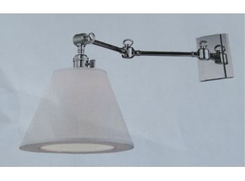 Pair Hudson Valley Swing Arm Wall Sconces - New - Retail $538 Each