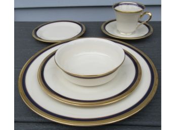 Lenox Blue Royale China - Service For 12 - Original Cost $250 Per Place Setting