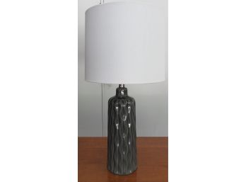 West Elm? Modern Ceramic Lamp With Shade