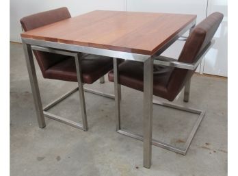 Modern Room And Board Parsons Table ($900 Retail) And Chairs ($1000 Retail Each)