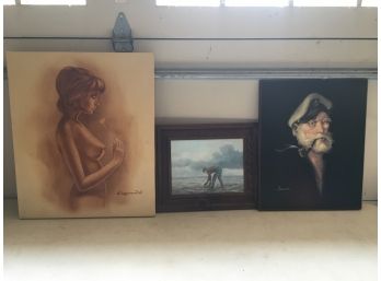 Collection Of 3 Paintings.