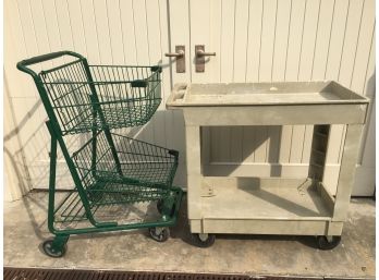 Pair Of Service Carts.