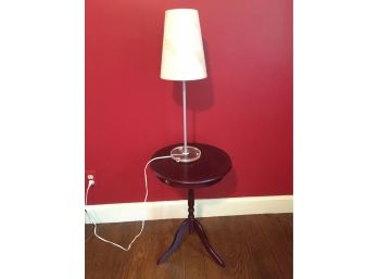 Round Table Lamp And A Lamp.