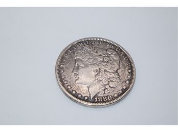 1880 Morgan Silver Dollar Coin