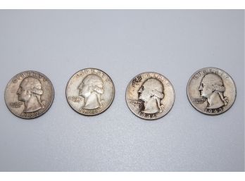 Silver Quarters 1959, 1946, 1943, 1964