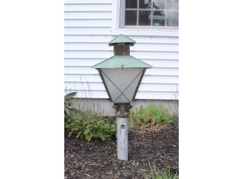 Pair Of Oversized Copper Outdoor Lanterns