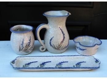 Beautiful Collection Of Signed  Pottery
