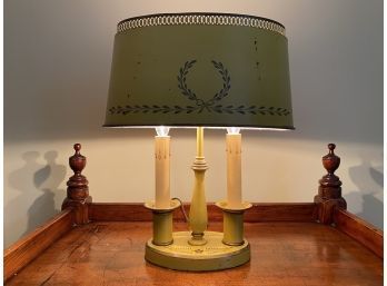 Vintage Tolewear Metal Table Lamp