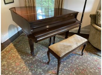 Beautiful Walnut WM Knabe Baby Grand Piano 1920 **professional Movers Only**