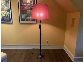 Heavy Metal Figural Floor Lamp