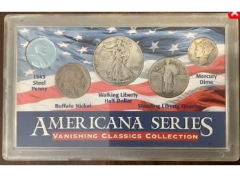 Set Of Coins: Americana Series- Vanishing Classics Collection. From The American Historic Society. 1944 Half