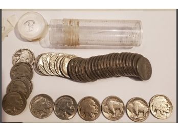 Lot Of 40 Indian Head Nickels Circulated Condition. Various Dates And Mint Marks.