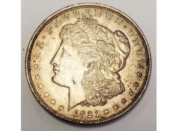 1921 Morgan Silver Dollar E Pluribus Unum