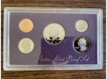 United States Mint Proof Set 1991 Minted In San Francisco - In Plastic Case And Purple Cover