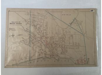 Vintage Village Of Sing Sing Map