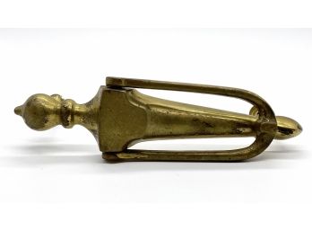 Brass Door Knocker - Marked IVES 702