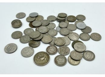 Lot Of Vintage Foreign Coins