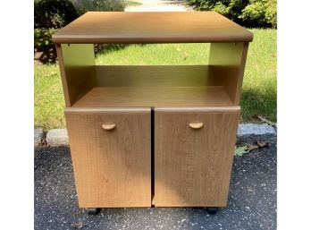 Rolling Wooden Cabinet