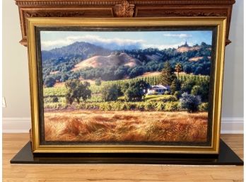 June Carey Giclee 'Alexander Valley Winery' With COA