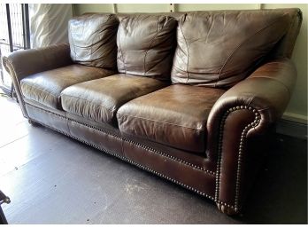 Craftmaster Leather Sofa