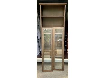 IKEA Double Glass Door Shelf Cabinet