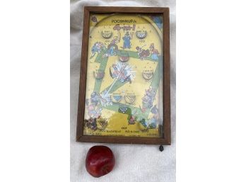 Vintage Table Top Manual Pinball Baseball Game Poosh M Up Jr 4 In 1 Northwestern Products