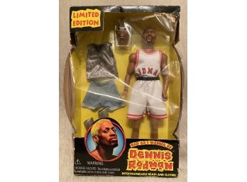 Dennis Rodman Bad As I Wanna Be Street Players Basketball Doll Limited Edition Interchangeable Heads Clothing