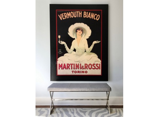 Monumental Martini & Rossi Vermouth Bianco Wall Art