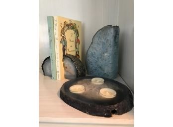 Geode Book Ends & More