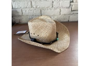 Straw Cowboy Hat With Tags