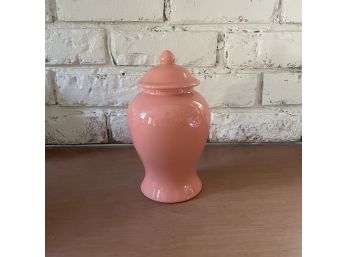 Vintage Pink Royal Haeger Jar With Lid