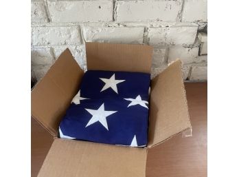 Large Cotton American Flag