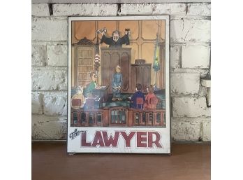 John Holladay Prints 'the Lawyer' Vintage Caricature