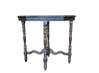 Baroque Style Gate Leg Mahogany Table