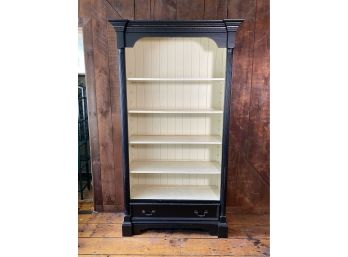 Single Black Painted Bookcase