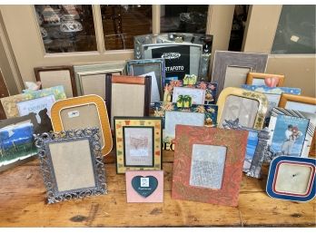 Assorted Collection Of  Photo Frames - 22 Pieces